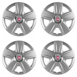 Puklice pre Fiat (červené) 16 ESPRIT RC