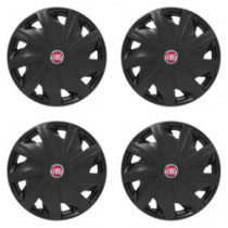 Puklice pre Fiat (červené) pre dodávky 16 Craft black