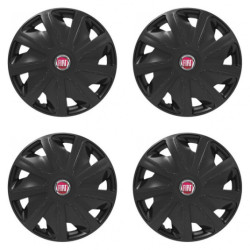 Puklice pre Fiat (červené) pre dodávky 16 Craft black