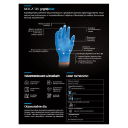 Nitrilové rukavice GoGrip čierne veľkosť M, 50 ks