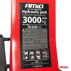 Hydraulický nízkoprofilový zdvihák 3T CE 75/510mm AMiO-04215