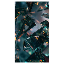 Samolepka na bočné B stĺpiky auta - Krištál