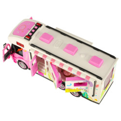 Diaľkovo ovládaný karavan diaľkovo ovládaný karavan auto 2,4 GHz zvuky svetlá príslušenstvo ružová