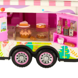 Diaľkovo ovládaný karavan diaľkovo ovládaný karavan auto 2,4 GHz zvuky svetlá príslušenstvo ružová