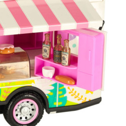 Diaľkovo ovládaný karavan diaľkovo ovládaný karavan auto 2,4 GHz zvuky svetlá príslušenstvo ružová