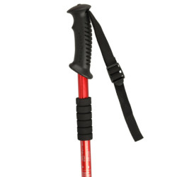 Nordic walking palice skladacie 2 kusy červené