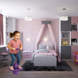 Detský pogo balančný sveter fialový