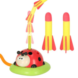 Športová hra na obratnosť pre deti skákanie cez švihadlo cieľový hod ladybird launcher 3v1