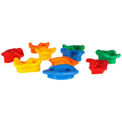 Lezecké kamene detské lezecké úchyty farebné 10 ks + skrutky