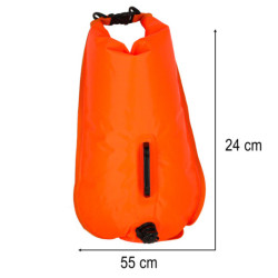 Plavecká bója záchranná bója suchá vrecková píšťalka 28l