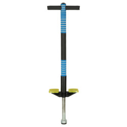 Nastaviteľná skákacia tyč pogo modrá
