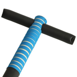 Nastaviteľná skákacia tyč pogo modrá