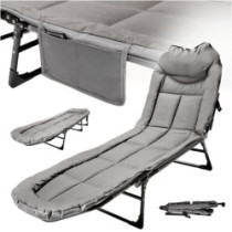 LUARO cestovné lôžko skladacie kempingové lôžko kapor obchodné prenosné svetlo 200x64cm