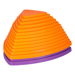 Senzorická dráha riečne kamene pre tréning rovnováhy podlaha je láva hra 11 prvkov farebné