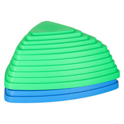 Senzorická dráha riečne kamene pre tréning rovnováhy podlaha je láva hra 11 prvkov farebné