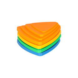 Senzorická dráha riečne kamene pre tréning rovnováhy podlaha je láva hra 11 prvkov farebné