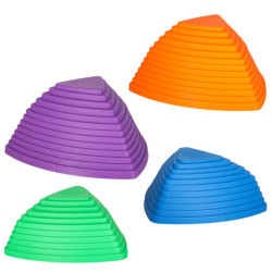 Senzorická dráha riečne kamene pre tréning rovnováhy podlaha je láva hra 11 prvkov farebné