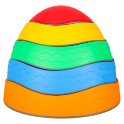 Senzorická cesta riečne kamene pre rovnováhu školenia podlaha je láva hrať 5ks