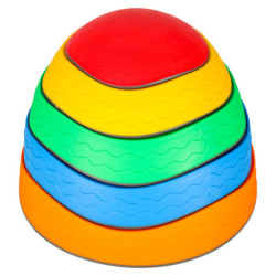 Senzorická cesta riečne kamene pre rovnováhu školenia podlaha je láva hrať 5ks