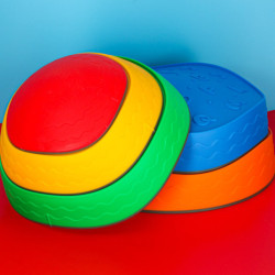 Senzorická cesta riečne kamene pre rovnováhu školenia podlaha je láva hrať 5ks