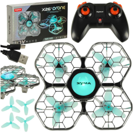 Syma X26PRO 2,4 GHz Wi-Fi RC dron čierny