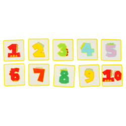 Zmyslová manipulačná doska montessori na batoh modrá