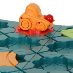 Puzzle stolová hra bludisko prekážková dráha 56 el.