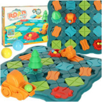 Puzzle stolová hra bludisko prekážková dráha 28 el.