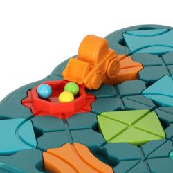 Puzzle stolová hra bludisko prekážková dráha 28 el.