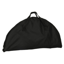 Cestovný skladací stolík s krytom čierny