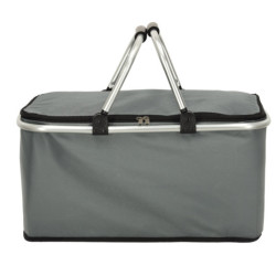 Tepelný skladací piknikový kôš sivý