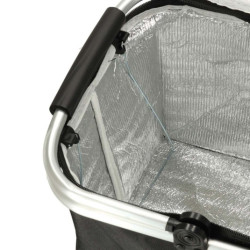 Tepelný skladací piknikový kôš čierny