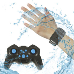 RC auto jazdiace na vode vodotesné modré