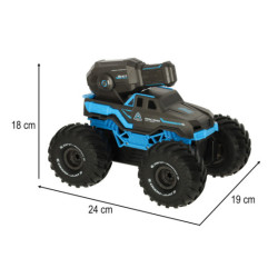 RC auto jazdiace na vode vodotesné modré