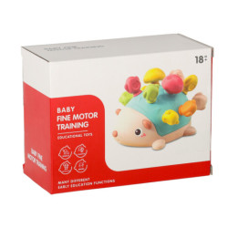 Zmyslové vzdelávacie montessori zelený ježko