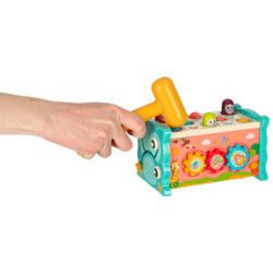 Senzorická hračka pre bábätká 8v1 Bibi-inn modrá