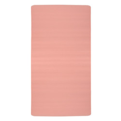 Joga gymnastika tréningová podložka fitness karimata hrubá 1,5 cm ružová + kryt