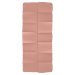 Skladacia podložka na cvičenie jogy 183x61x0,4 cm ružová