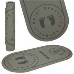 Podložka na cvičenie jogy s protihlukovou izoláciou 127x63x0,6 cm čierna