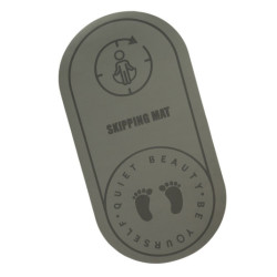 Podložka na cvičenie jogy s protihlukovou izoláciou 127x63x0,6 cm čierna