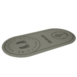 Podložka na cvičenie jogy s protihlukovou izoláciou 127x63x0,6 cm čierna