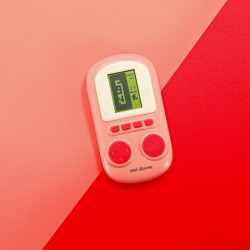 Elektronická arkádová hra prenosná konzola ružová