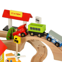 Drevená vlaková lokomotíva mesto 69el