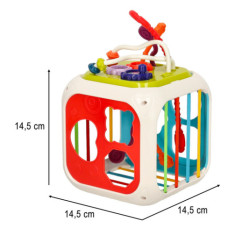 Interaktívny vzdelávací triedič kociek pre bábätká cimbal 7v1