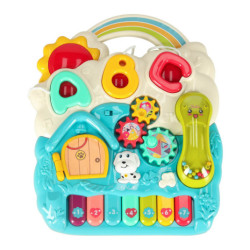 Interaktívny stolík na učenie 4v1 modrý