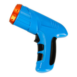 RC laserom ovládané nástenné modré laserové auto