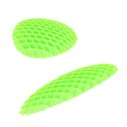 Fidge Worm senzorická antistresová naťahovacia hračka zelená