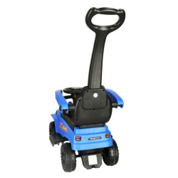 Terénne auto push ride so zvukom a svetlami modrá
