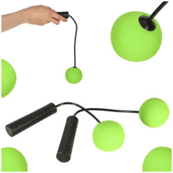 Bezdrôtové tréningové švihadlo zelené a čierne
