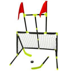 Športová súprava 6v1 bránkový kôš hokejová loptička disk
